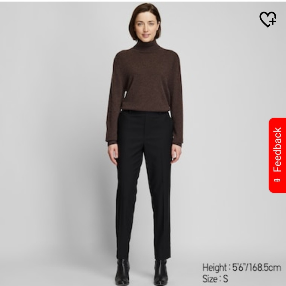 Uniqlo EZY Ankle-length Black Pants